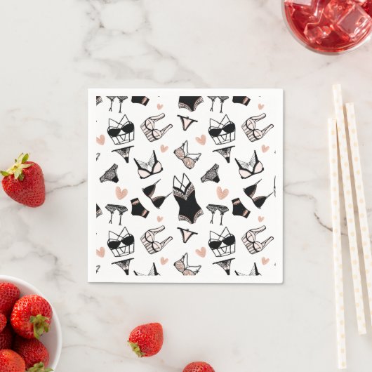 Serviette En Papier Serviettes pour Shower de lingerie de mariage (En situation)