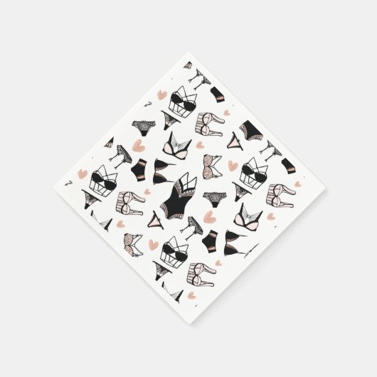 Serviette En Papier Serviettes pour Shower de lingerie de mariage (Coin)