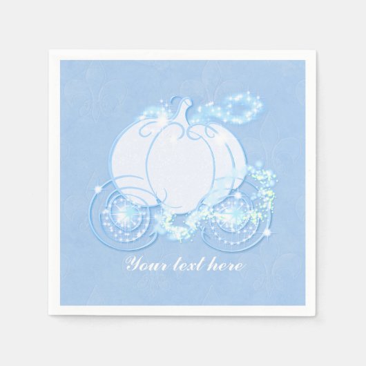 Serviette En Papier Serviettes Princesse Cendrillon Histoire de Carros (Devant)