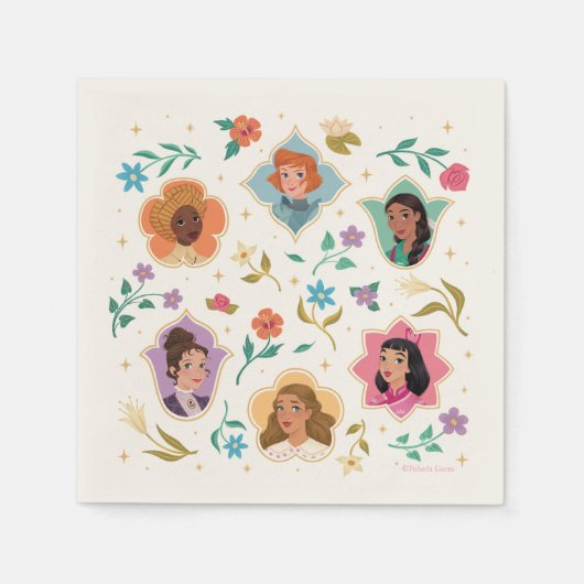 Serviette En Papier Serviettes Princesses du Ciel™ (Devant)