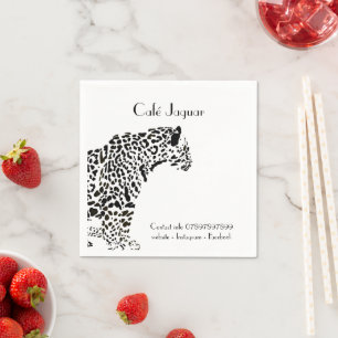 Serviette En Papier Serviettes professionnelles personnalisées Jaguar