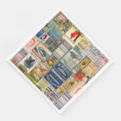 Serviette En Papier Serviettes publicitaires vintages (Coin)