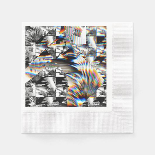 Serviette En Papier Serviettes Rainbow Assault (Devant)