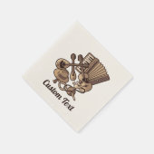 Serviette En Papier Serviettes Rebetiko Icons (Coin)