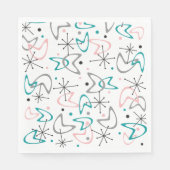 Serviette En Papier Serviettes Retro (Devant)