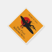 Serviette En Papier Serviettes Retro Flying Witch (Coin)