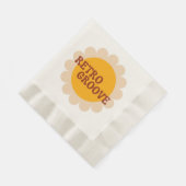 Serviette En Papier Serviettes Retro Groove (Coin)