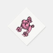 Serviette En Papier Serviettes Retro Pink (Coin)