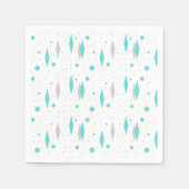 Serviette En Papier Serviettes Retro Turquoise Diamant & Papier Starbu (Devant)