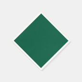 Serviette En Papier Serviettes riches en vert foncé (Coin)