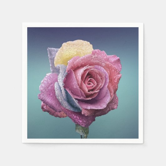 Serviette En Papier Serviettes rose (Devant)