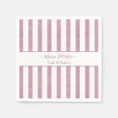 Serviette En Papier Serviettes Rose Dusty Sur Mesure (Devant)