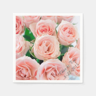Serviette En Papier Serviettes Rose Personnalisées