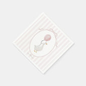 Serviette En Papier Serviettes rose Un Silencieux Oie (Coin)