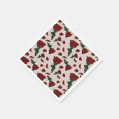 Serviette En Papier serviettes roses (Coin)