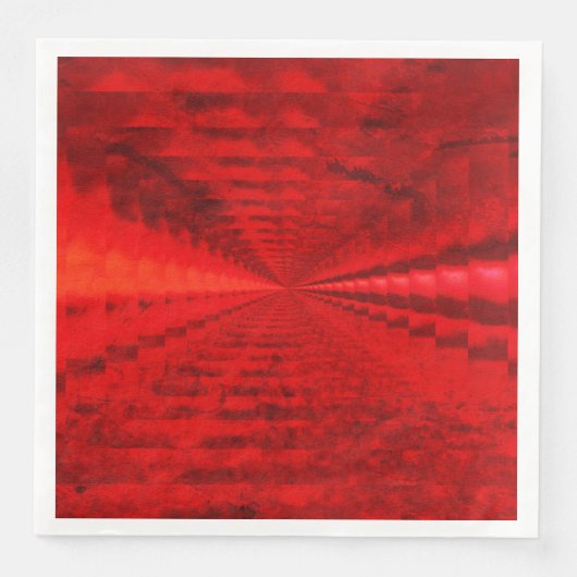 Serviette En Papier Serviettes rouge vif (Devant)