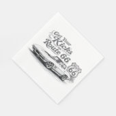 Serviette En Papier Serviettes Route 66 (Coin)