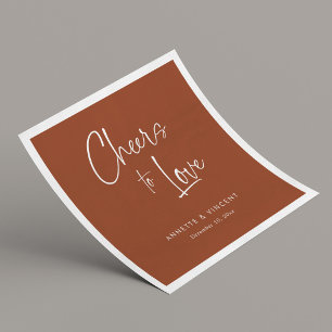Serviette En Papier Serviettes Rustiques Mariage avec nom Personnalisé