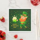 Serviette En Papier Serviettes Saint Patrick (En situation)