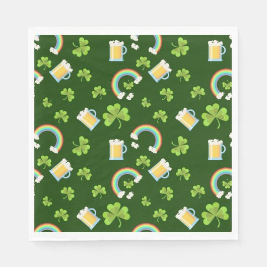 Serviette En Papier Serviettes Saint Patrick (Devant)