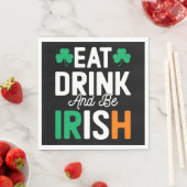 Serviette En Papier Serviettes Saint Patrick (En situation)