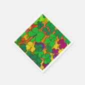 Serviette En Papier Serviettes Saint Patrick avec shamrock (Coin)