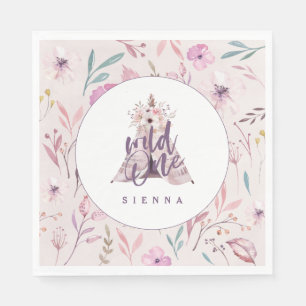 Serviette En Papier Serviettes sauvages d'une de teepee fête