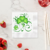 Serviette En Papier Serviettes shamrock (En situation)