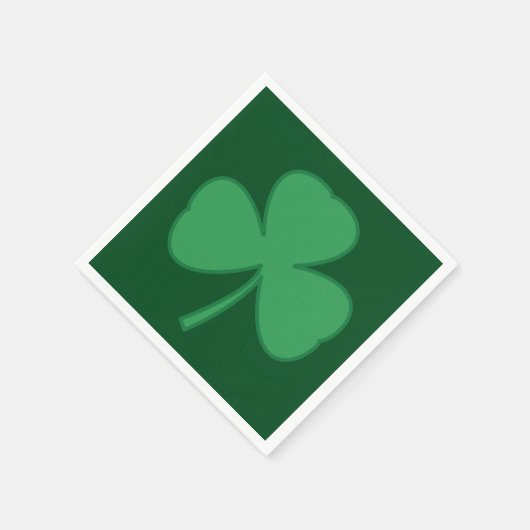Serviette En Papier Serviettes Shamrock classique (Coin)