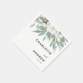 Serviette En Papier serviettes simples et élégantes à l'eucalyptus (Coin)