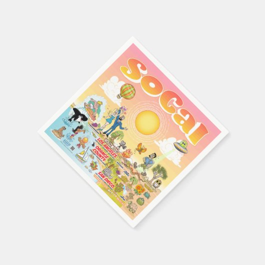Serviette En Papier serviettes SoCal (Coin)