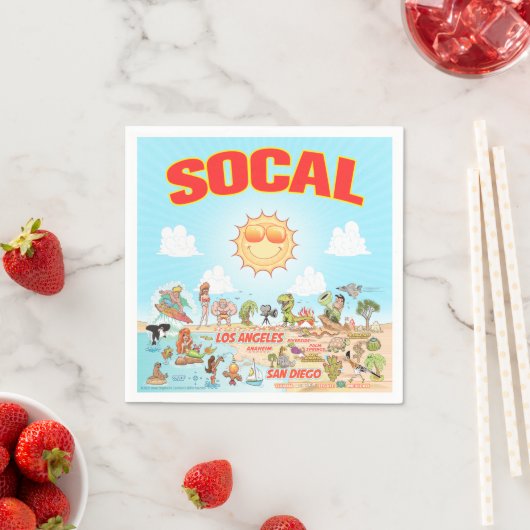 Serviette En Papier serviettes SoCal (En situation)