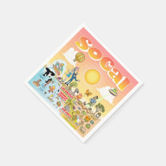 Serviette En Papier serviettes SoCal (Coin)