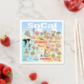 Serviette En Papier serviettes SoCal (En situation)