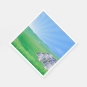 Serviette En Papier Serviettes solaires d'énergie renouvelable (Coin)