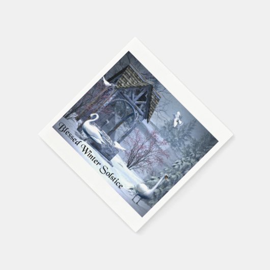 Serviette En Papier Serviettes Solstice d'hiver (Coin)
