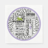Serviette En Papier Serviettes standard Passover "Dayenu & more" (Devant)