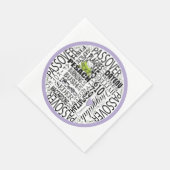 Serviette En Papier Serviettes standard Passover "Dayenu & more" (Coin)