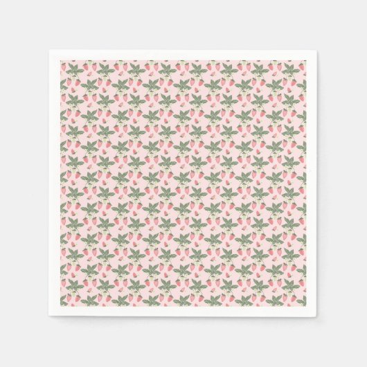 Serviette En Papier Serviettes Strawberry Fields (Devant)