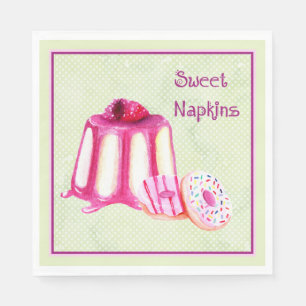 Serviette En Papier Serviettes sucrées pour la fête, ou le déjeuner av