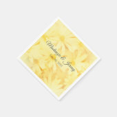 Serviette En Papier Serviettes Sunny Yellow Daisies (Coin)