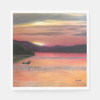 Serviette En Papier Serviettes Sunset Bay