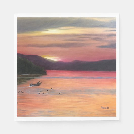 Serviette En Papier Serviettes Sunset Bay (Devant)