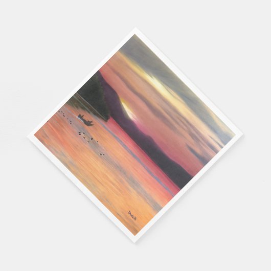 Serviette En Papier Serviettes Sunset Bay (Coin)