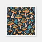 Serviette En Papier Serviettes super de champignons bioluminescents en (Devant)