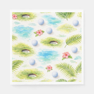 Serviette En Papier Serviettes sur le thème du golf en Floride