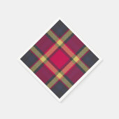 Serviette En Papier Serviettes - Tartan écossais (Coin)