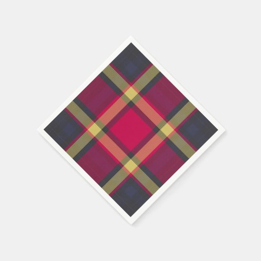 Serviette En Papier Serviettes - Tartan écossais (Coin)