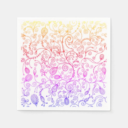 Serviette En Papier Serviettes tendance (Devant)