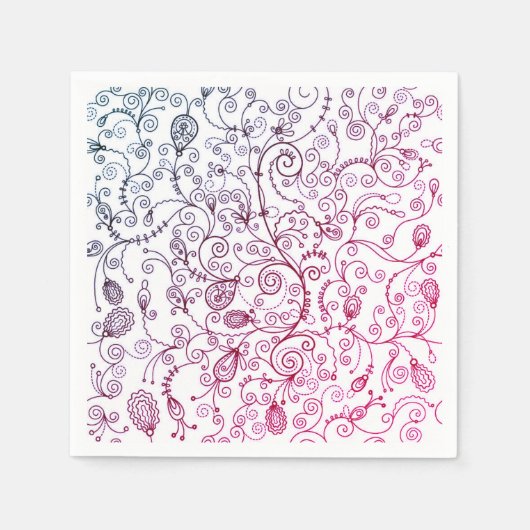 Serviette En Papier Serviettes tendance (Devant)